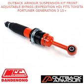 OUTBACK ARMOUR SUSP KIT FRONT ADJ BYPASS(EXPD HD) FITS TOYOTA FORTUNER GEN3 15+
